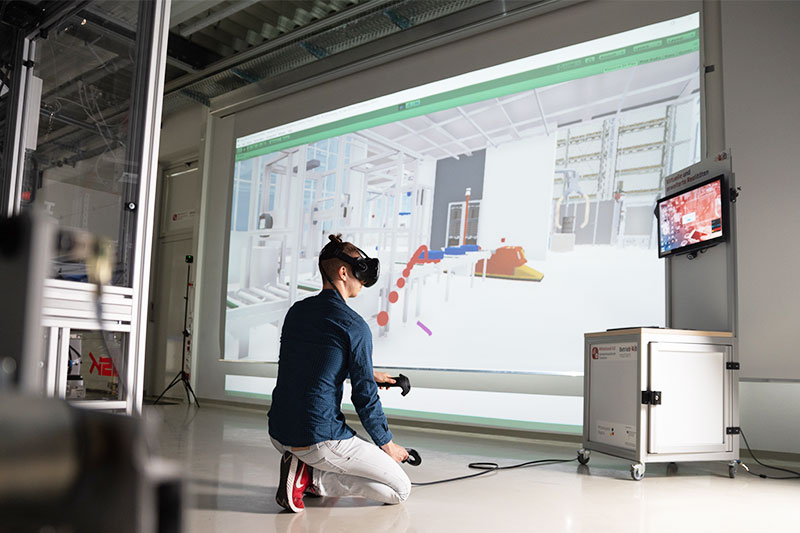 Visualizing concepts in the laboratory (EDF) at Chemnitz University of Technology